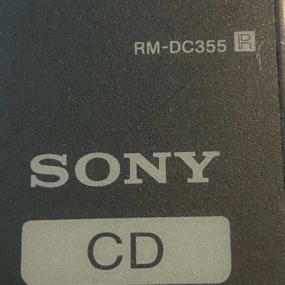 Sony CD Remote Control Model RM-DC355 OEM Original Wireless - Picture 3 of 6